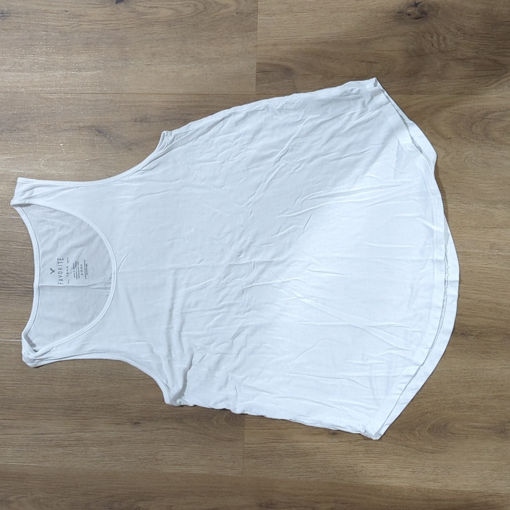 AEO Favorite White Tank